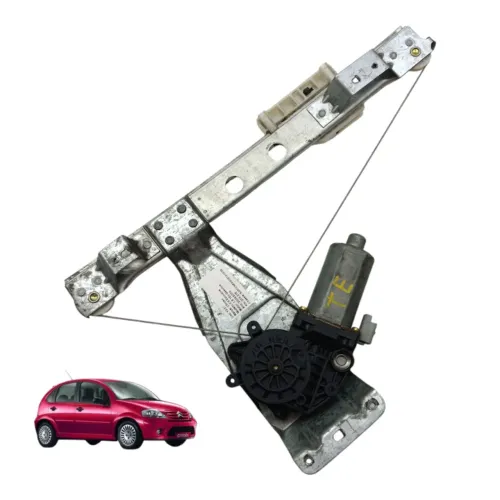 Motor Máquina Vidro Traseira Esquerda Citroën C3 2004 2005 6