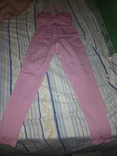 Conjunto de academia rosa 50 reias