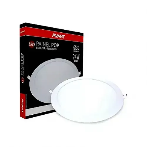 LED PAINEL POP EMBUTI 6500K 24W BIV REDONDO