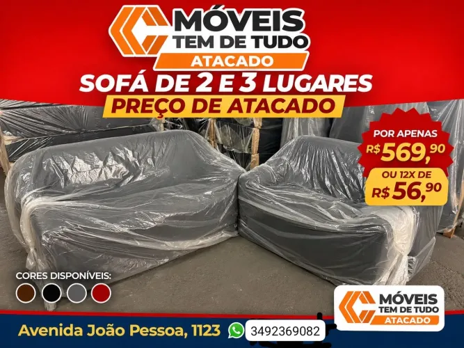 Sofá 3/2 Lugares - Conforto, Qualidade e o Melhor Custo-Benefício de Uberlândia