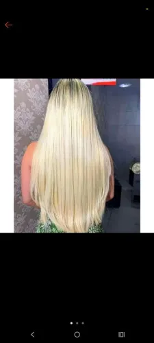 Vendo Aplique Tic Tac Bio orgânico loiro claríssimo