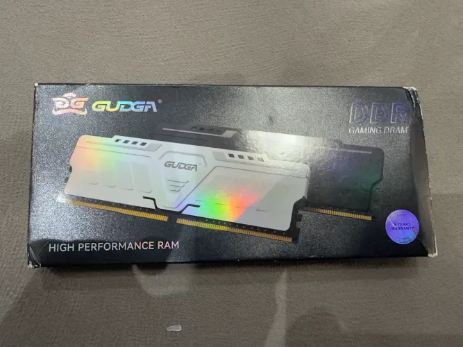 Memória Ram 8gb Gudga Ddr4 2666mhz Pc Gamer Cor Branco