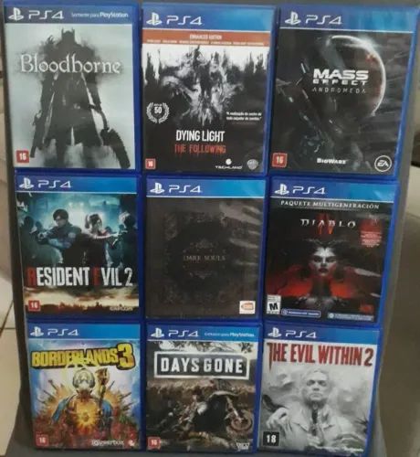 Jogos ps4 preços de cada jogos na descrição