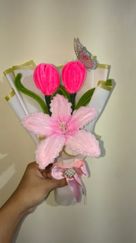 Flores eternas artesanais