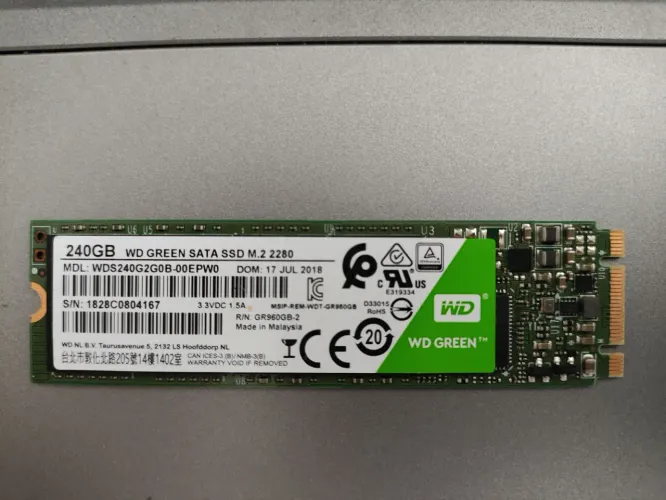 SSD M.2 240GB WD GREEN  SaTa