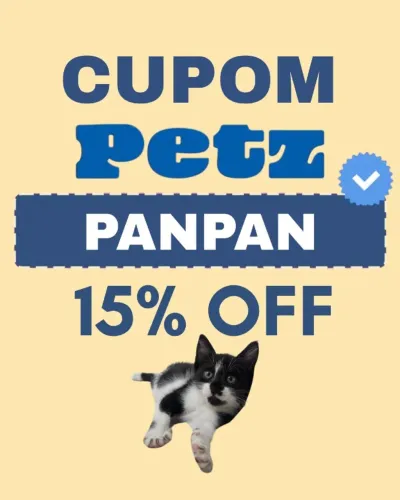CUPOM PETZ 15% DE DESCONTO