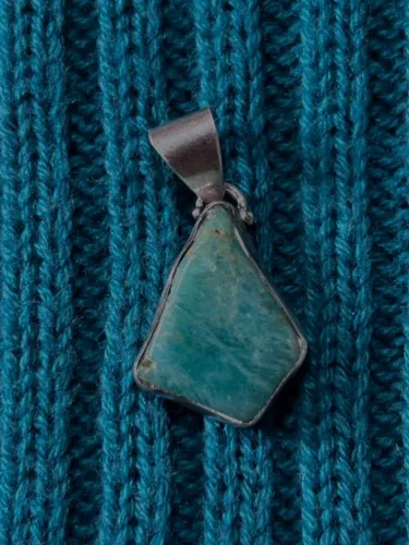 Pingente de Prata Turquesa 