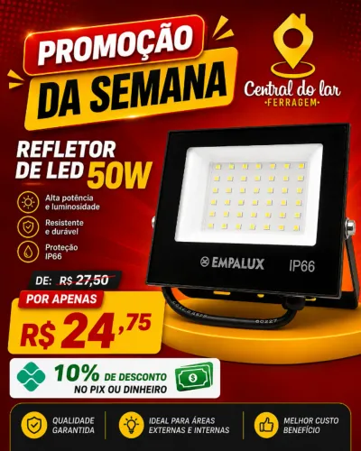 Refletor de Led 50W