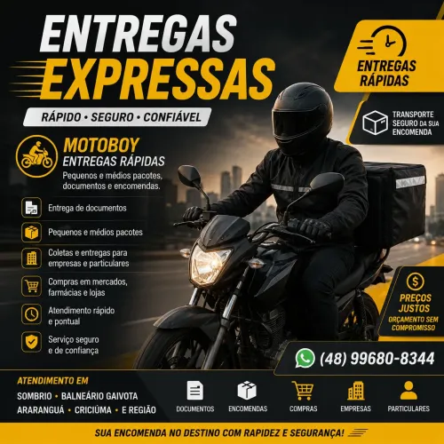 MOTOBOY EXPRESSO - ENTREGAS RÁPIDAS E SEGURAS