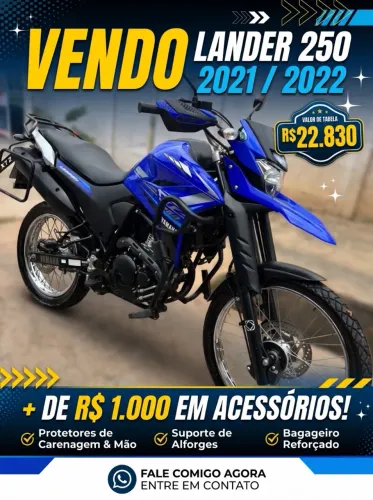 Yamaha XTZ 250 Lander 249cc/lander Blueflex 2022