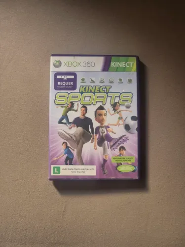 jogo físico Kinect Sports xbox 360<br><br>console Xbox 360