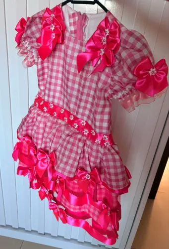 Vestido quadrilha infantil