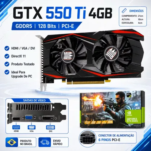 Placa de vídeo 4 gb em oferta