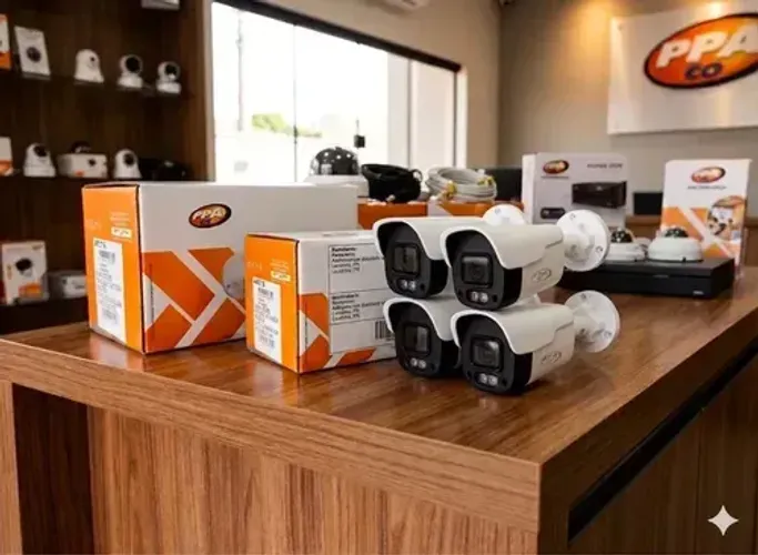 Kit de 4 Cameras PPA FullHd + Instalação