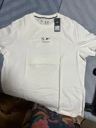CAMISETA MASCULINA PUMA MOTORSPORT, BMW TAMANHO XXL-EGG COR OFF WHITE NOVA COM ETIQUETA