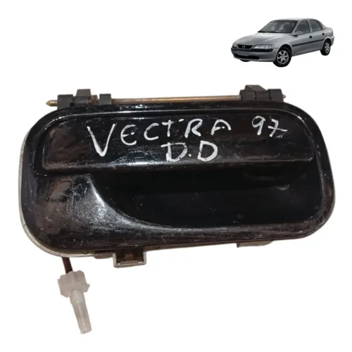 Macaneta Externa Porta Dianteira Lado Direito Vectra S 31846 Preto Dianteira