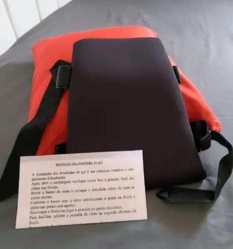 Almofada Gel para Garupa - Kawasaki Versys-x300 | Conforto Extra