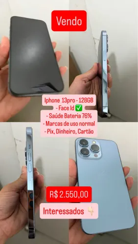 Iphone 13pro - 128GB Usado