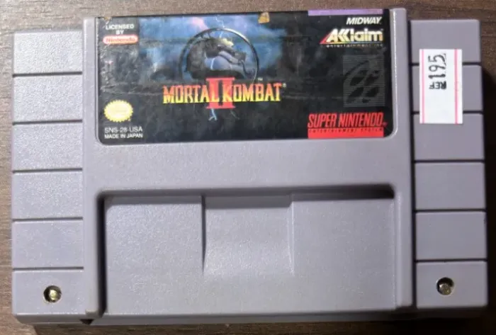 Mortal Kombat II Original SNES Super Nintendo 195