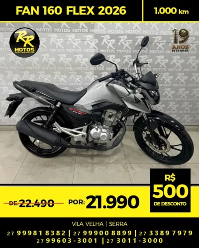 Moto Honda FAN 160 FLEX 2026