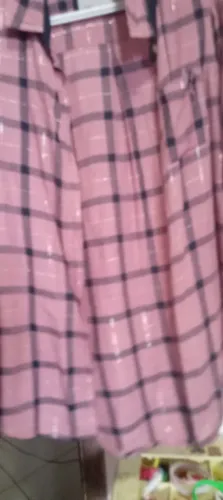 Vestido xadrez muito conservado tam 5 6anos