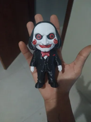Boneco Billy (Jogos Mortais) Impresso em 3D - Colecionável