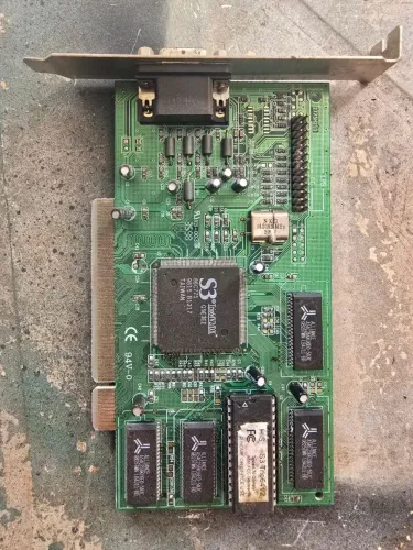 Placa de vídeo pci D. C.