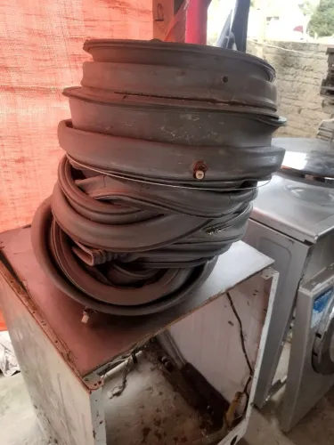 Lote de borracha da porta para lava e seca