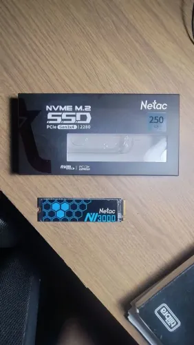 SSD Nvme m2 Netac 250 gb