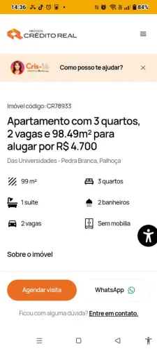 Imóvel Palhoça -Pedra Branca alto padrão 