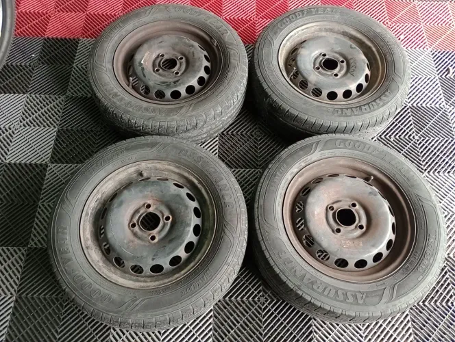 Rodas Aro 14 Onix +Pneus Meia vida 1756514