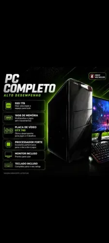 PC 1 tera de capacidade de armazenamento mas 16 GB - PEÇAS NOVÍSSIMAS