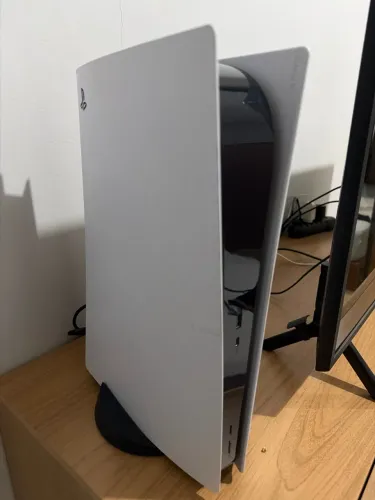 PlayStation 5 Fat, Disco, um controle. Completo