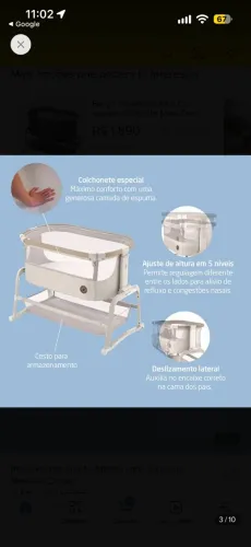 Berço Co-Sleeper Maxi-Cosi Iora