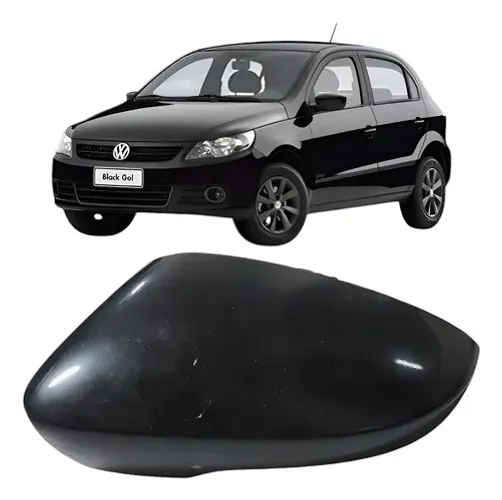 Capa Retrovisor Esquerdo Volkswagen Gol G5 2010 (usado) Preto