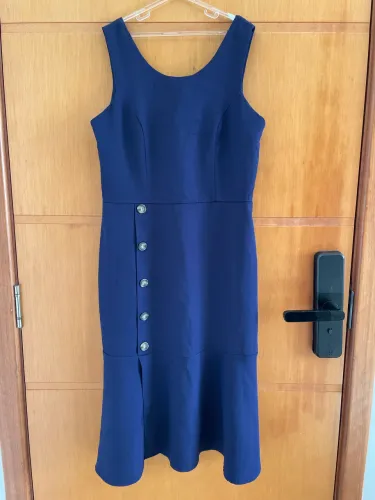 Vestido azul marinho tamanho 36