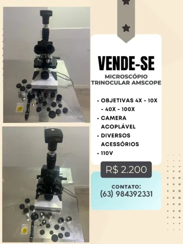 Microscópio trinocular AMScope