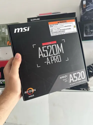 Placa mãe MSI a520m