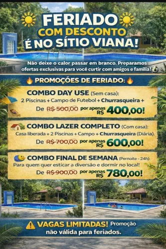 Sítio para Aluguel 