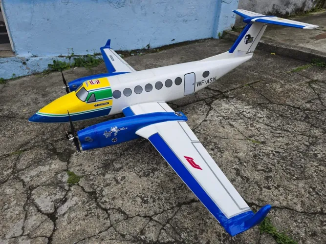 Avião king Air b300 Airton Senna. Top