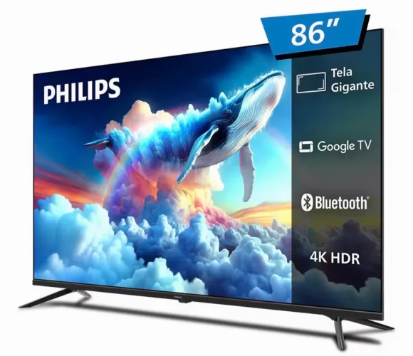 Smart TV Philips 86? 4K UHD - Nova