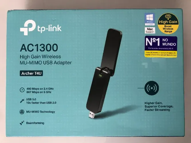 Adaptador Wi-Fi TP-Link Archer T4U AC1300 USB 3.0