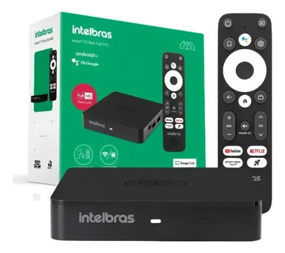 Smart Box Tv Intelbras Izy Play 2da geração Android Quadcore Full Hd Usb Cor Preto Tipo de