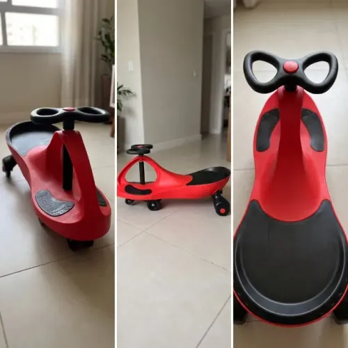 Carrinho Gira-Gira Vermelho - Perfeito Estado
