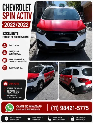 Chevrolet Spin Activ 1.8 8V Econo. Flex 5P Aut. 2022
