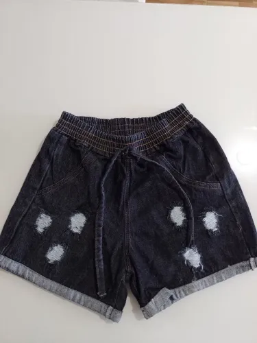 Short jeans escuro NOVO