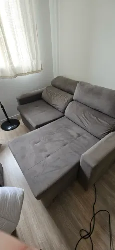 sofá 3 lugares retratil
