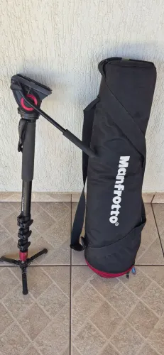 Monopé Manfrotto 500A +Bag e sapata