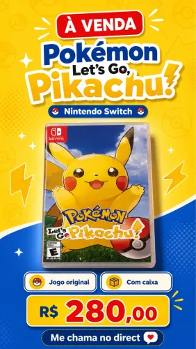 Jogos Pokémon Nintendo Switch