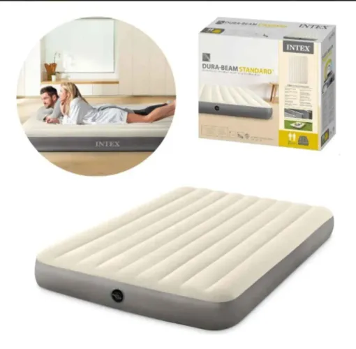 Vendo colchão inflável casal Dura Beam Queem usado apenas uma vez